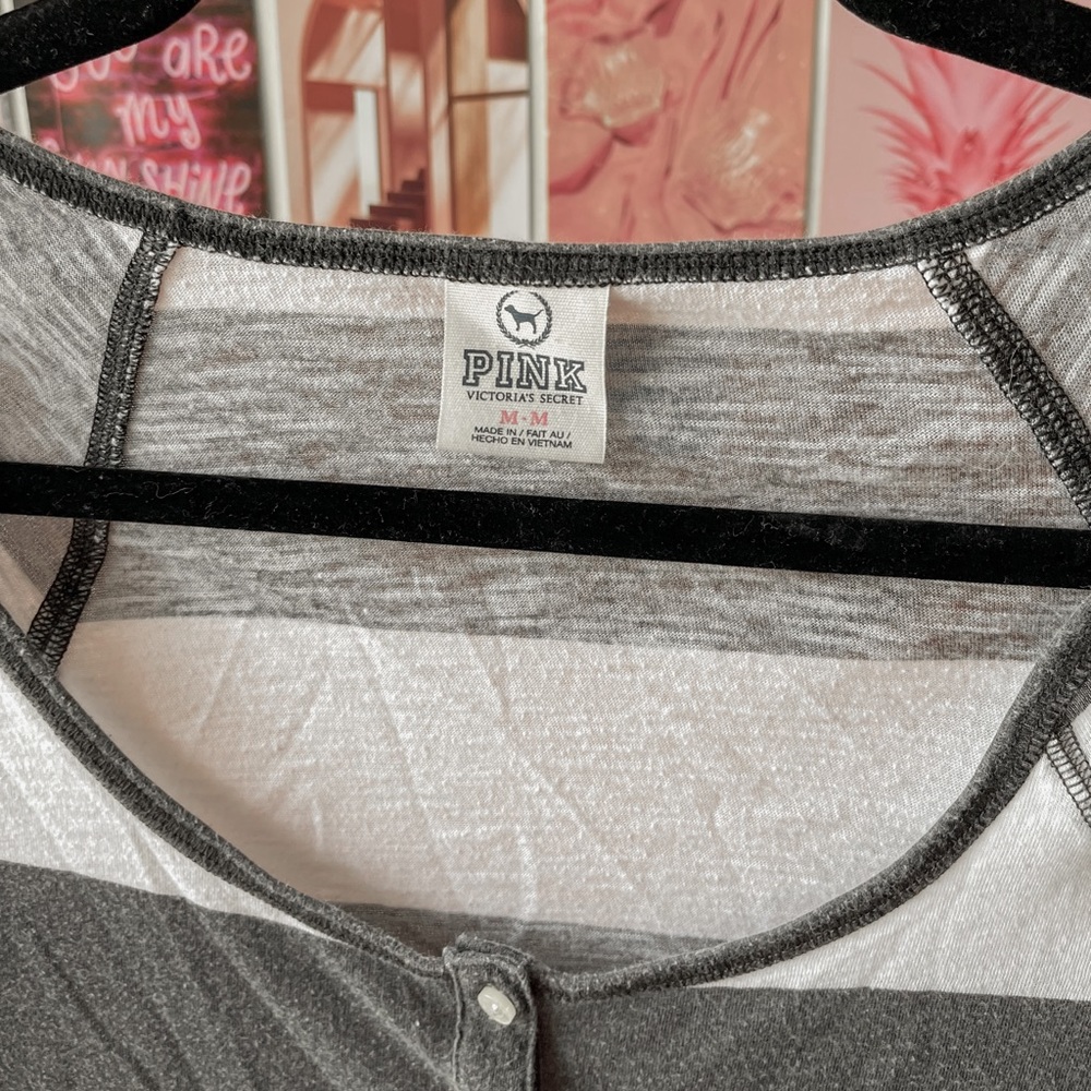 PINK Grey Long Sleeve - Picture 4 of 5